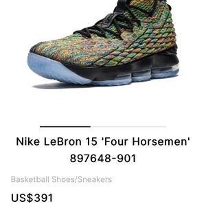 Lebron James Four Hoursemen high tops